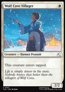 Wolf Cove Villager (V.1) - Magic: The Gathering | Avatar: The Last Airbender: Eternal (Common) [TLE-221]
