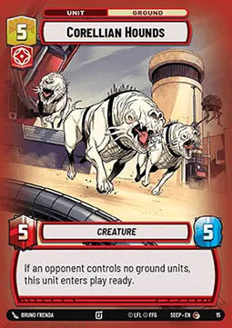 Corellian Hounds (V.1) - Secrets of Power: Organized Play (Common) [SECP-015]