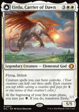 Eirdu, Carrier of Dawn // Isilu, Carrier of Twilight - Lorwyn Eclipsed (Mythic) [ECL-13]