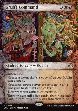 Grub's Command - Lorwyn Eclipsed: Extras (Rare) [XECL-340]
