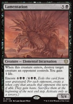 Lamentation - Commander: Lorwyn Eclipsed (Rare) [ECC-10]