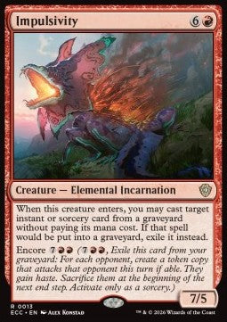 Impulsivity - Commander: Lorwyn Eclipsed (Rare) [ECC-13]