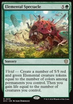 Elemental Spectacle - Commander: Lorwyn Eclipsed (Rare) [ECC-15]
