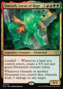 Omnath, Locus of Rage - Commander: Lorwyn Eclipsed (Mythic) [ECC-129]