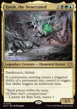 Yarok, the Desecrated - Commander: Lorwyn Eclipsed (Mythic) [ECC-136]