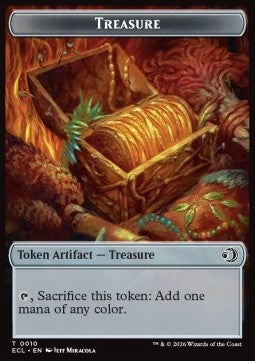 Treasure Token // Shapeshifter Token (C 1/1) - Lorwyn Eclipsed: Tokens (Token) [TECL-CT 10/1]