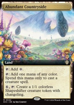 Abundant Countryside - Commander: Lorwyn Eclipsed: Extras (Rare) [XECC-42]