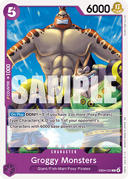 Groggy Monsters (EB04-033) - The Azure Sea's Seven (Common) [OP14-EB04-033]