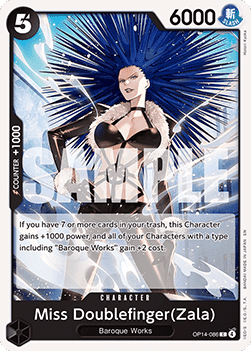 Miss Doublefinger(Zala) (OP14-086) - The Azure Sea's Seven (Common) [OP14-086]