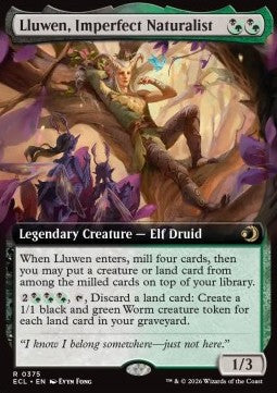 Lluwen, Imperfect Naturalist - Lorwyn Eclipsed: Extras (Rare) [XECL-375]