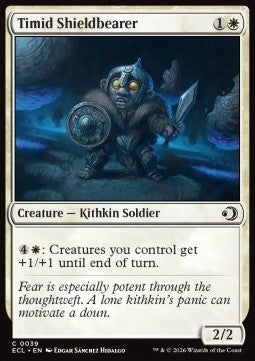 Timid Shieldbearer - Lorwyn Eclipsed (Common) [ECL-39]