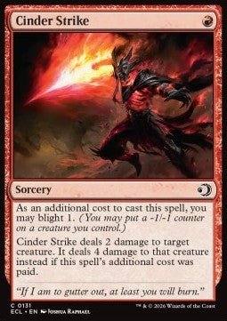 Cinder Strike - Lorwyn Eclipsed (Common) [ECL-131]