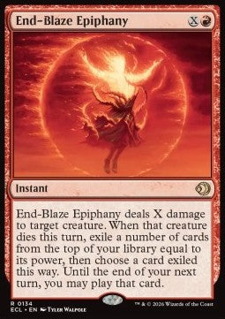 End-Blaze Epiphany - Lorwyn Eclipsed (Rare) [ECL-134]