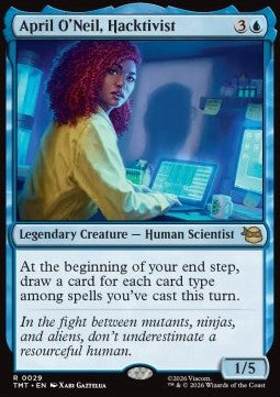 April O'Neil, Hacktivist