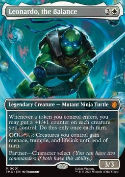 Leonardo, the Balance - Commander: Teenage Mutant Ninja Turtles (Mythic) [TMC-1]
