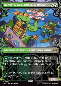 Mikey & Leo, Chaos & Order (V.2) - Teenage Mutant Ninja Turtles: Extras (Rare) [XTMT-247]