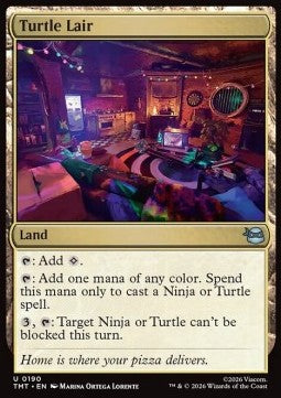 Turtle Lair - Teenage Mutant Ninja Turtles (Uncommon) [TMT-190]