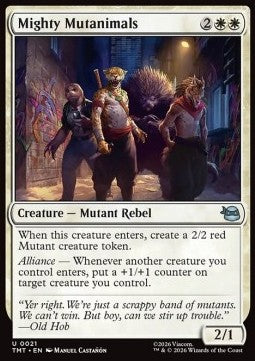 Mighty Mutanimals - Teenage Mutant Ninja Turtles (Uncommon) [TMT-21]