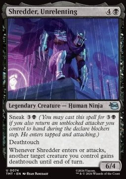 Shredder, Unrelenting - Teenage Mutant Ninja Turtles (Uncommon) [TMT-74]