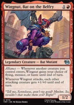 Wingnut, Bat on the Belfry - Teenage Mutant Ninja Turtles (Uncommon) [TMT-110]