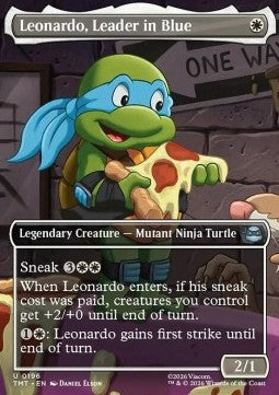 Leonardo, Leader in Blue - Teenage Mutant Ninja Turtles: Extras (Uncommon) [XTMT-196]