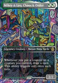 Mikey & Leo, Chaos & Order (V.1) - Teenage Mutant Ninja Turtles: Extras (Rare) [XTMT-200]