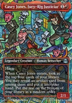 Casey Jones, Jury-Rig Justiciar - Teenage Mutant Ninja Turtles: Extras (Uncommon) [XTMT-207]