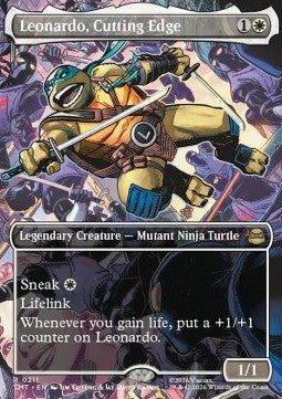 Leonardo, Cutting Edge (V.1) - Teenage Mutant Ninja Turtles: Extras (Rare) [XTMT-211]