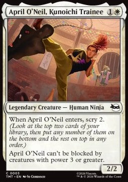 April O'Neil, Kunoichi Trainee - Teenage Mutant Ninja Turtles (Common) [TMT-3]