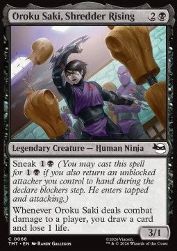 Oroku Saki, Shredder Rising - Teenage Mutant Ninja Turtles (Common) [TMT-68]
