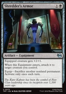 Shredder's Armor - Teenage Mutant Ninja Turtles (Uncommon) [TMT-75]