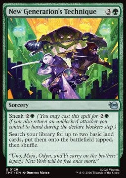 New Generation's Technique - Teenage Mutant Ninja Turtles (Uncommon) [TMT-126]