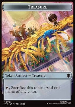 Treasure Token // Ninja Token (B 1/1) - Teenage Mutant Ninja Turtles: Tokens (Token) [TTMT-CT 3/5]