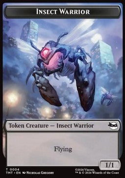 Insect Warrior Token (B 1/1) // Mutagen Token