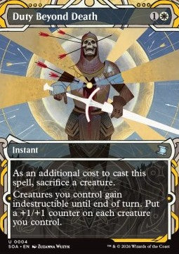 Duty Beyond Death (V.1) - Secrets of Strixhaven: Mystical Archive (Uncommon) [SOA-4]