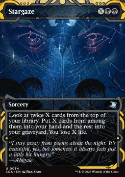 Stargaze (V.1) - Secrets of Strixhaven: Mystical Archive (Uncommon) [SOA-34]