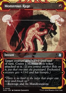 Monstrous Rage (V.1) - Secrets of Strixhaven: Mystical Archive (Uncommon) [SOA-45]