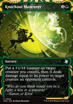 Knockout Maneuver (V.1) - Secrets of Strixhaven: Mystical Archive (Uncommon) [SOA-54]