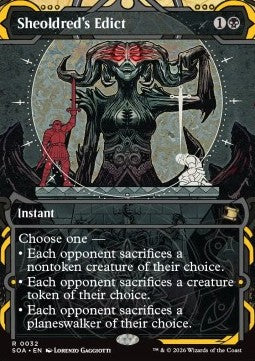 Sheoldred's Edict (V.1) - Secrets of Strixhaven: Mystical Archive (Rare) [SOA-32]