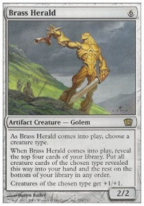 Brass Herald - Eighth Edition (Rare) [8ED-293]