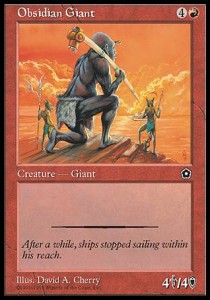 Obsidian Giant - Portal Second Age (Uncommon)