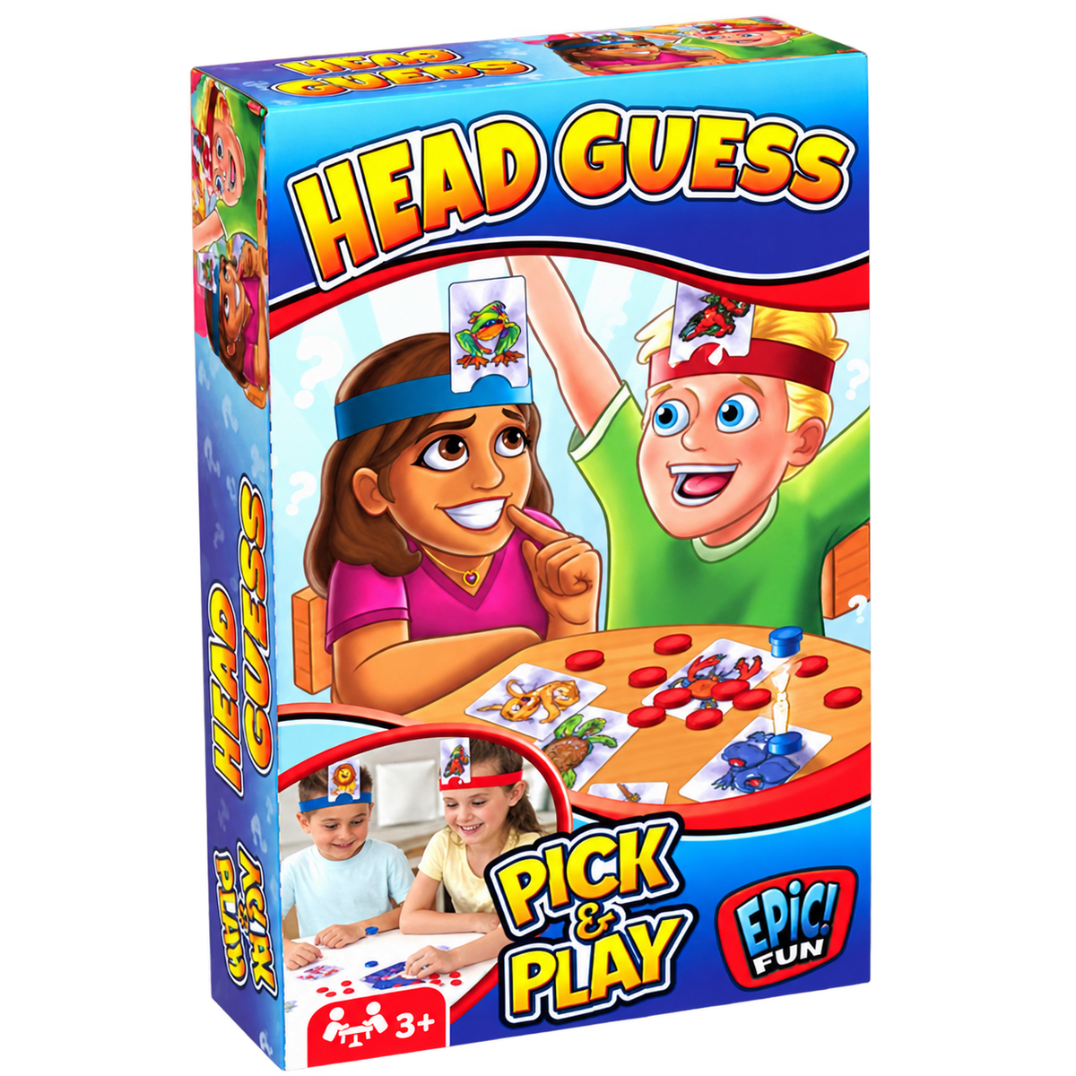 Head Guess Pick & Play — boîte seule sur fond transparent
