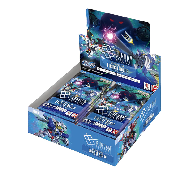 Gundam EB01 Eternal Nexus — Booster Box (24 packs) — Japanese — product image on transparent background
