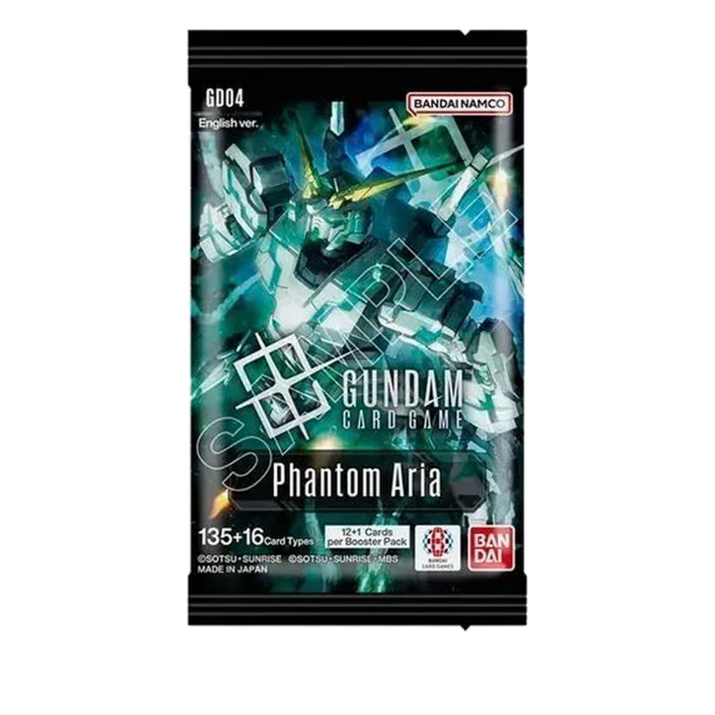 Gundam GD04 Phantom Aria — Booster Pack — English — product image on transparent background