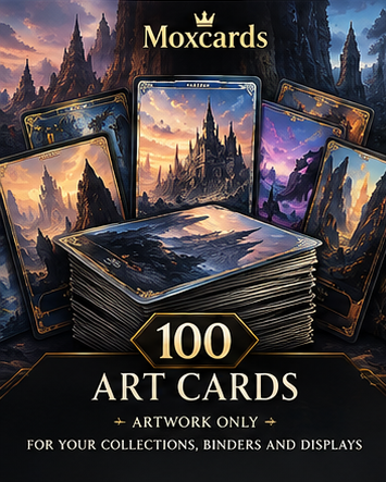 100 Art Cards Lot