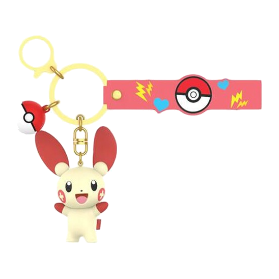 Pokémon Funism — Porte-clés Posipi / Plusle — visuel officiel produit