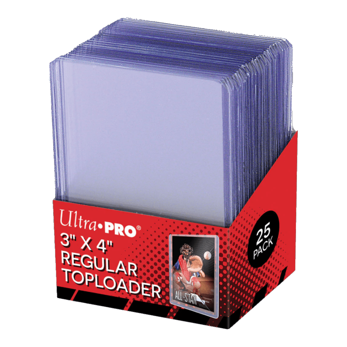 Ultra PRO 25 Regular Toploaders — visuel officiel détouré
