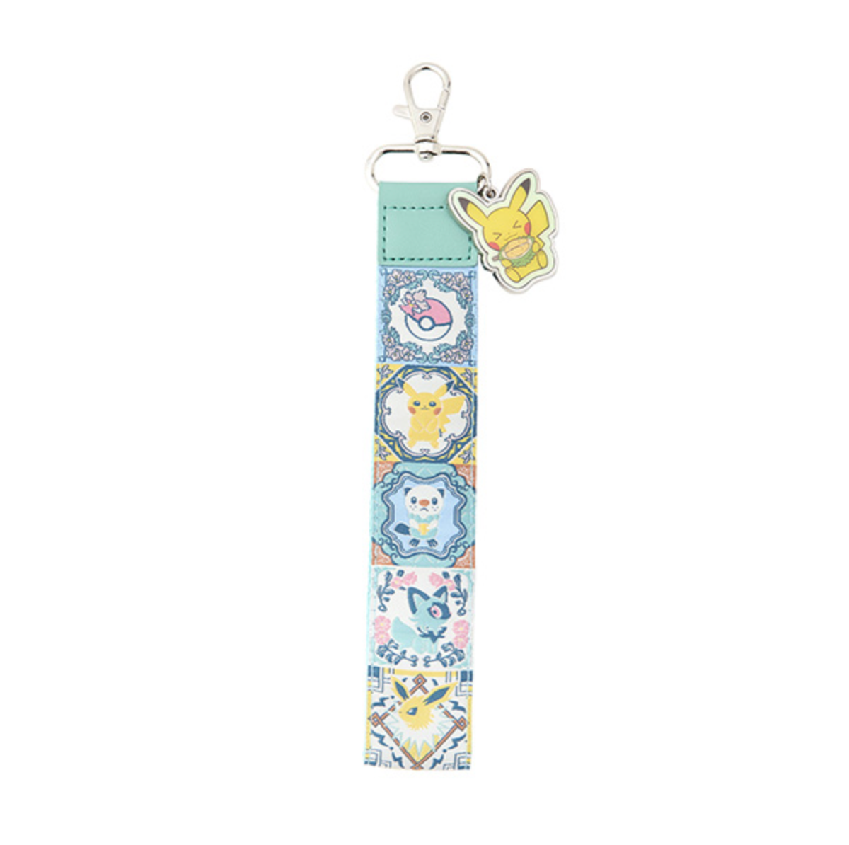 Pokémon Center Singapore — Porte-clés collector Pikachu vert