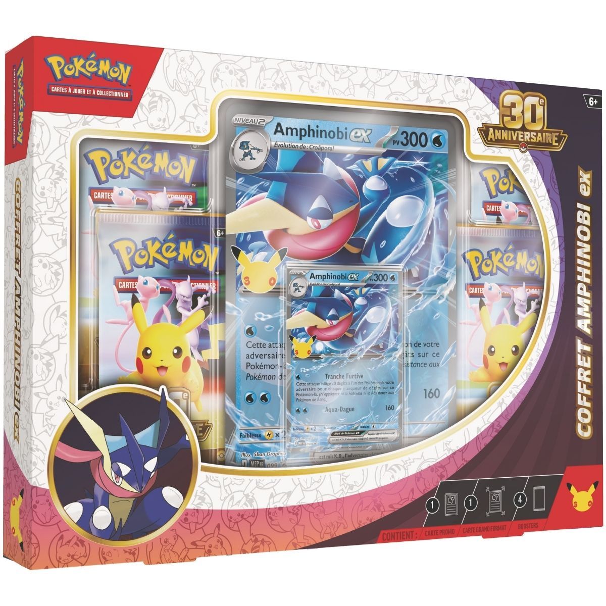 Pokémon Coffret Amphinobi-ex 30e Anniversaire – visuel produit