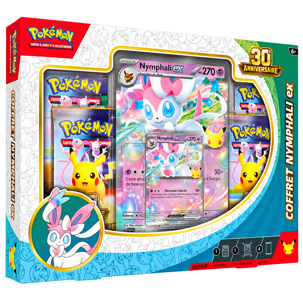 Pokémon Coffret Nymphali-ex 30e Anniversaire – visuel détouré